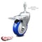 Service Caster 4 Inch Blue Polyurethane Swivel 10mm Stem Caster with Total Lock Brake SCC SCC-TSTTL20S414-PPUB-BLUE-M1015 - alternate 3